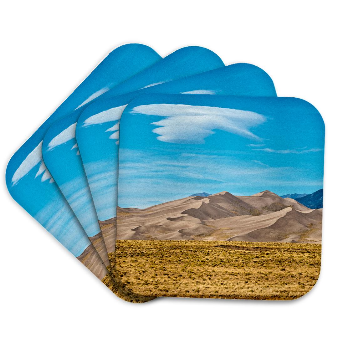 3dRose Danita Delimont - Colorado - USA, Colorado, Alamosa, Great Sand Dunes National Park and Preserve - Coasters