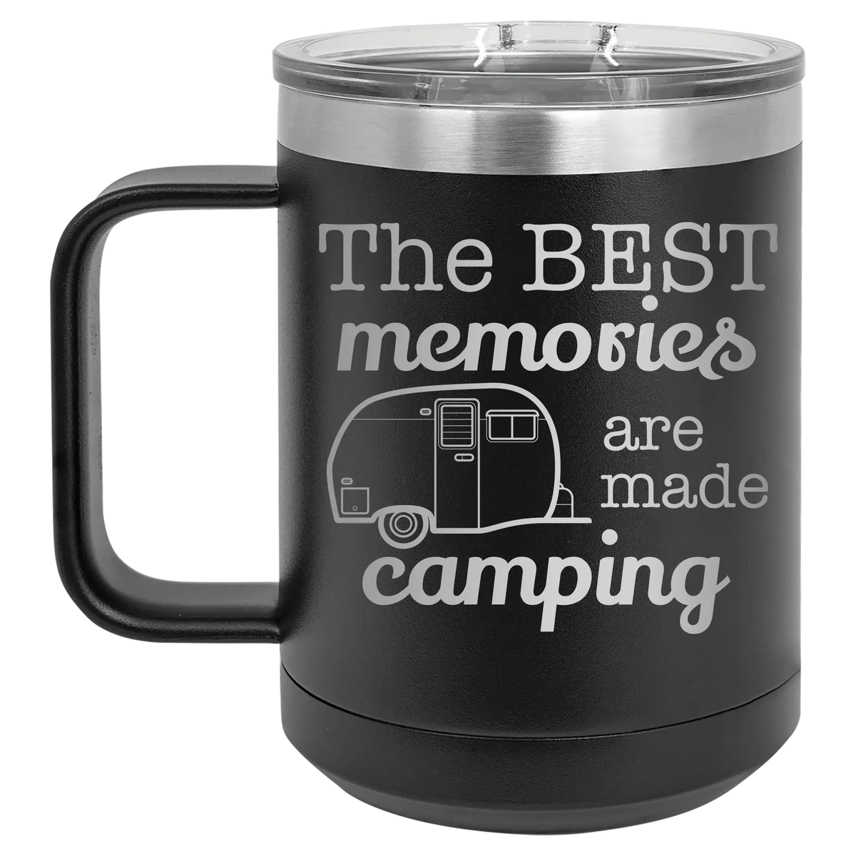 Camping 15 oz Mug | Black