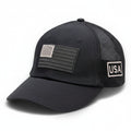 USA Tactical Trucker Cap – Double Mesh Back American Flag Hat