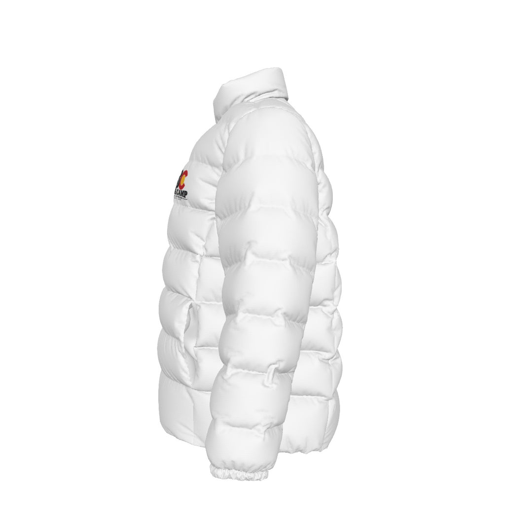 All-Over Print Unisex Stand collar slim down jacket