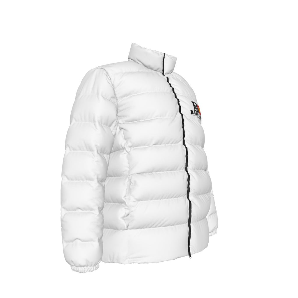 All-Over Print Unisex Stand collar slim down jacket