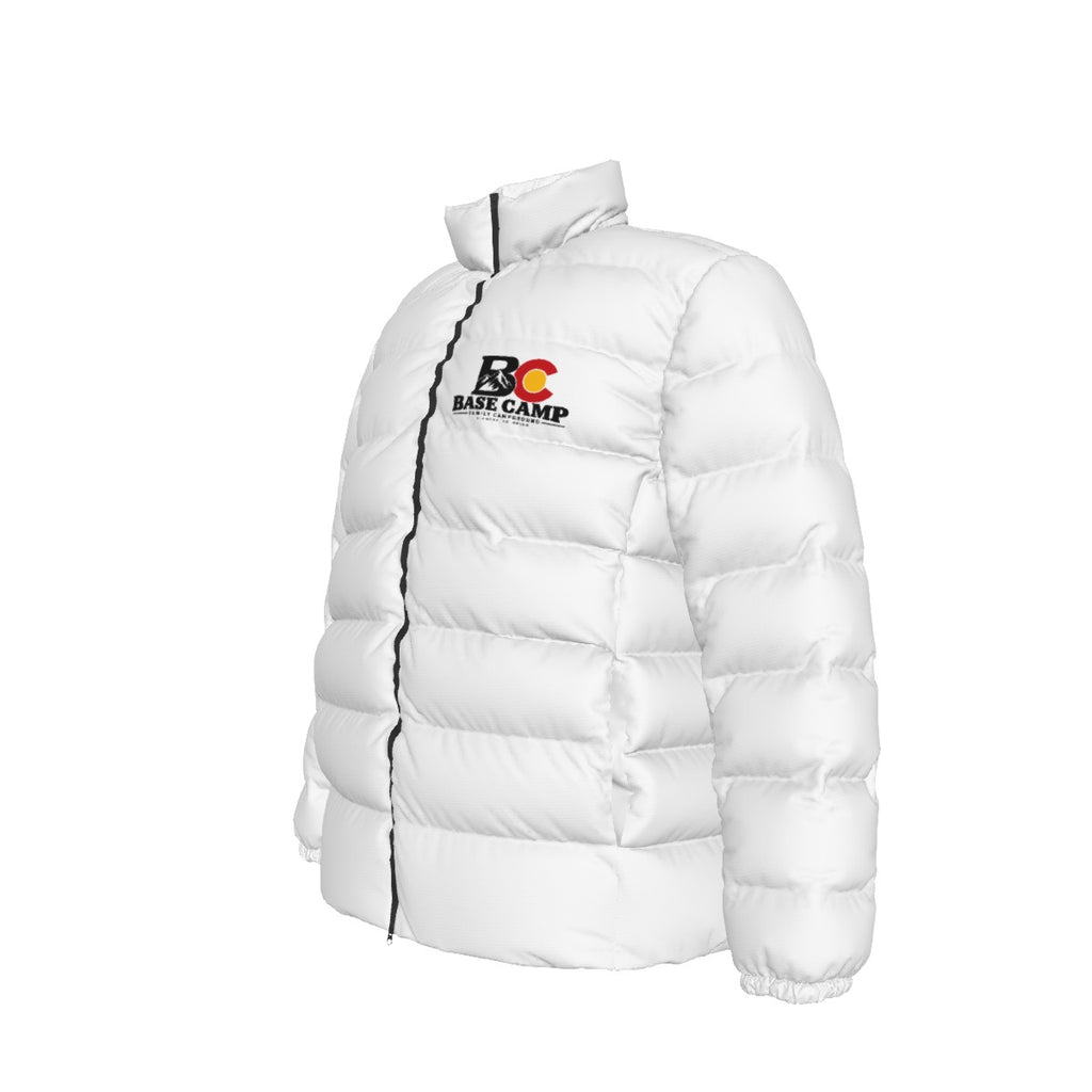 All-Over Print Unisex Stand collar slim down jacket