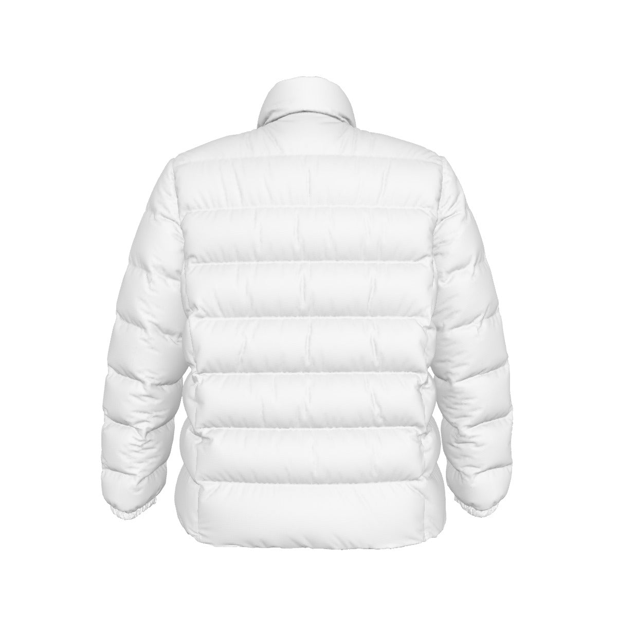 All-Over Print Unisex Stand collar slim down jacket