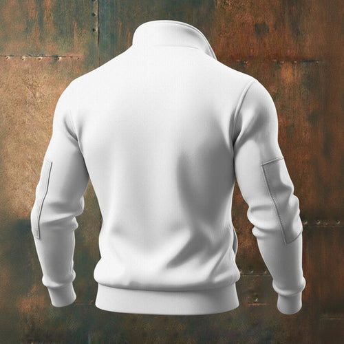 All-Over Print Men's Thick Knit Fleece Jacket