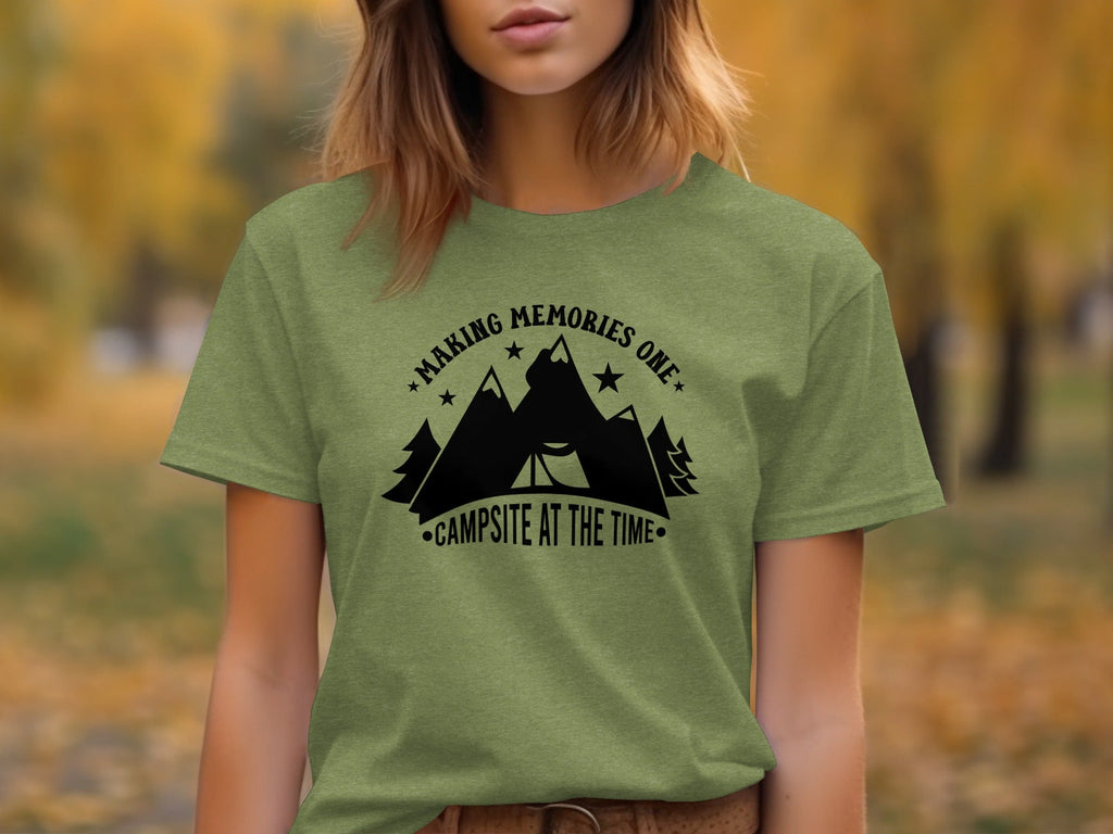 Making Memories One Campsite at the Time Graphic T-Shirt