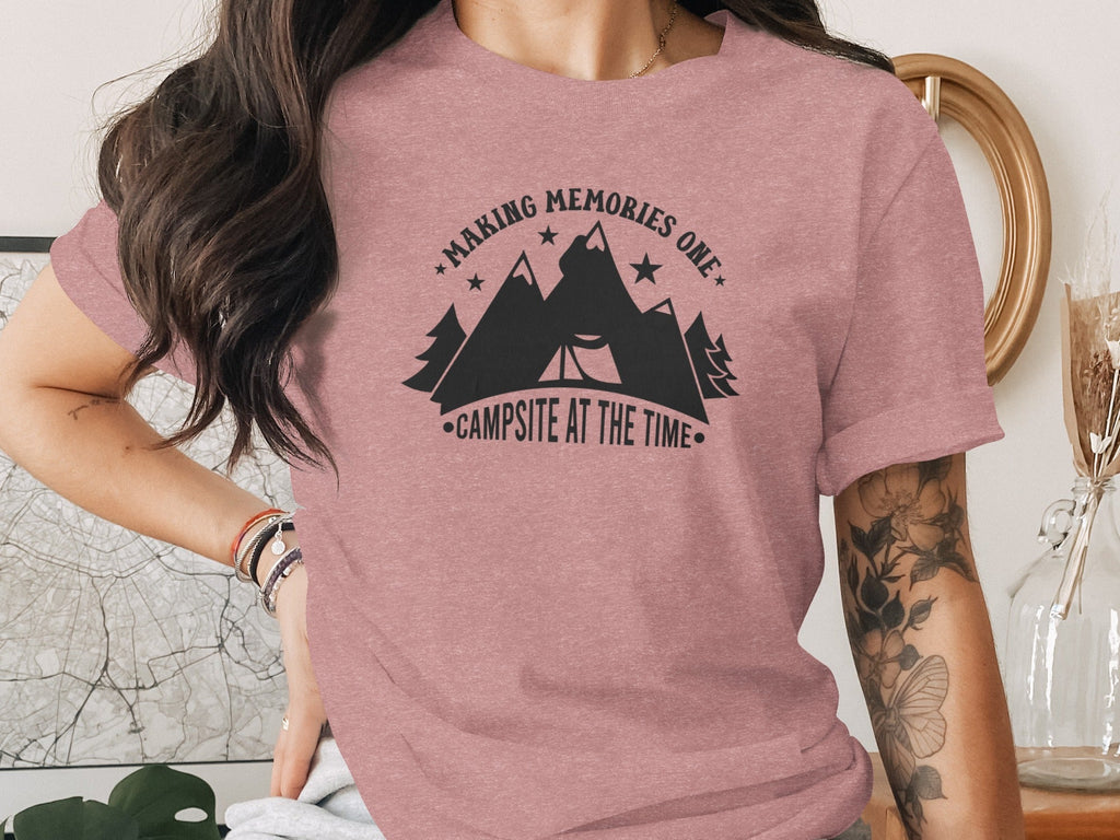 Making Memories One Campsite at the Time Graphic T-Shirt