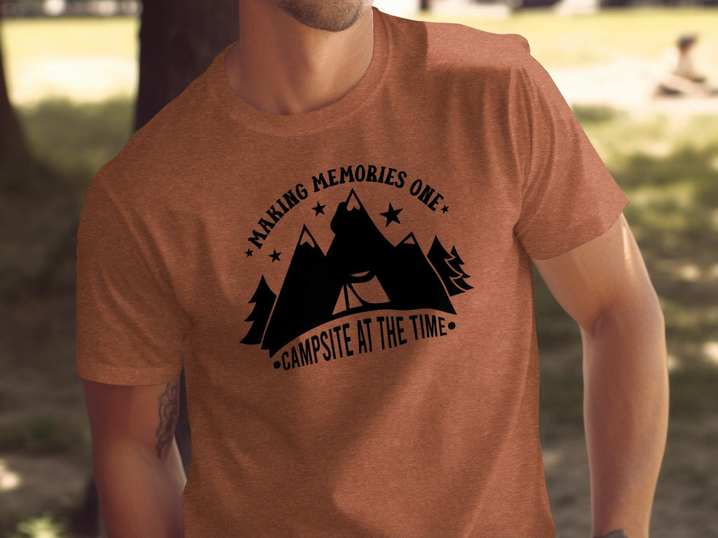Making Memories One Campsite at the Time Graphic T-Shirt