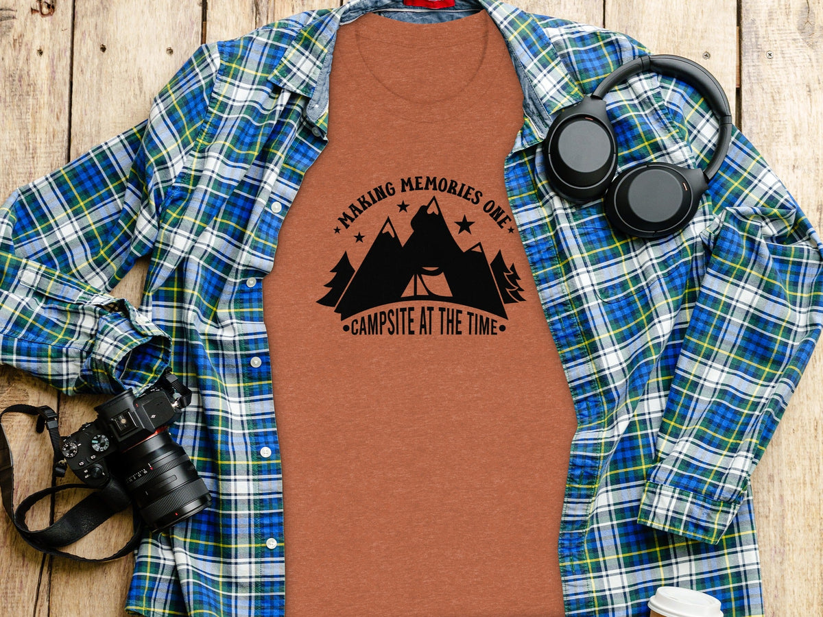 Making Memories One Campsite at the Time Graphic T-Shirt