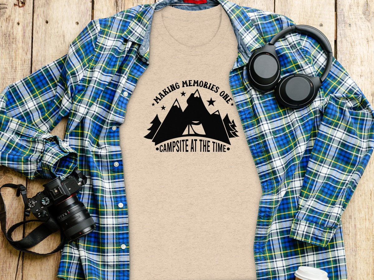 Making Memories One Campsite at the Time Graphic T-Shirt