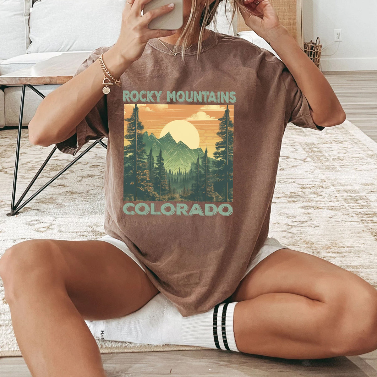 Rocky Mountains Colorado Vintage Shirt